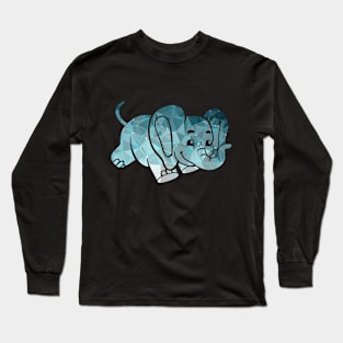 Glass Elephant Gift Long Sleeve T-Shirt